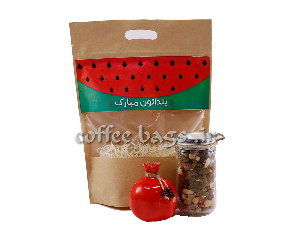 پاکت زیپدار بسته‌ بندی شب یلدا